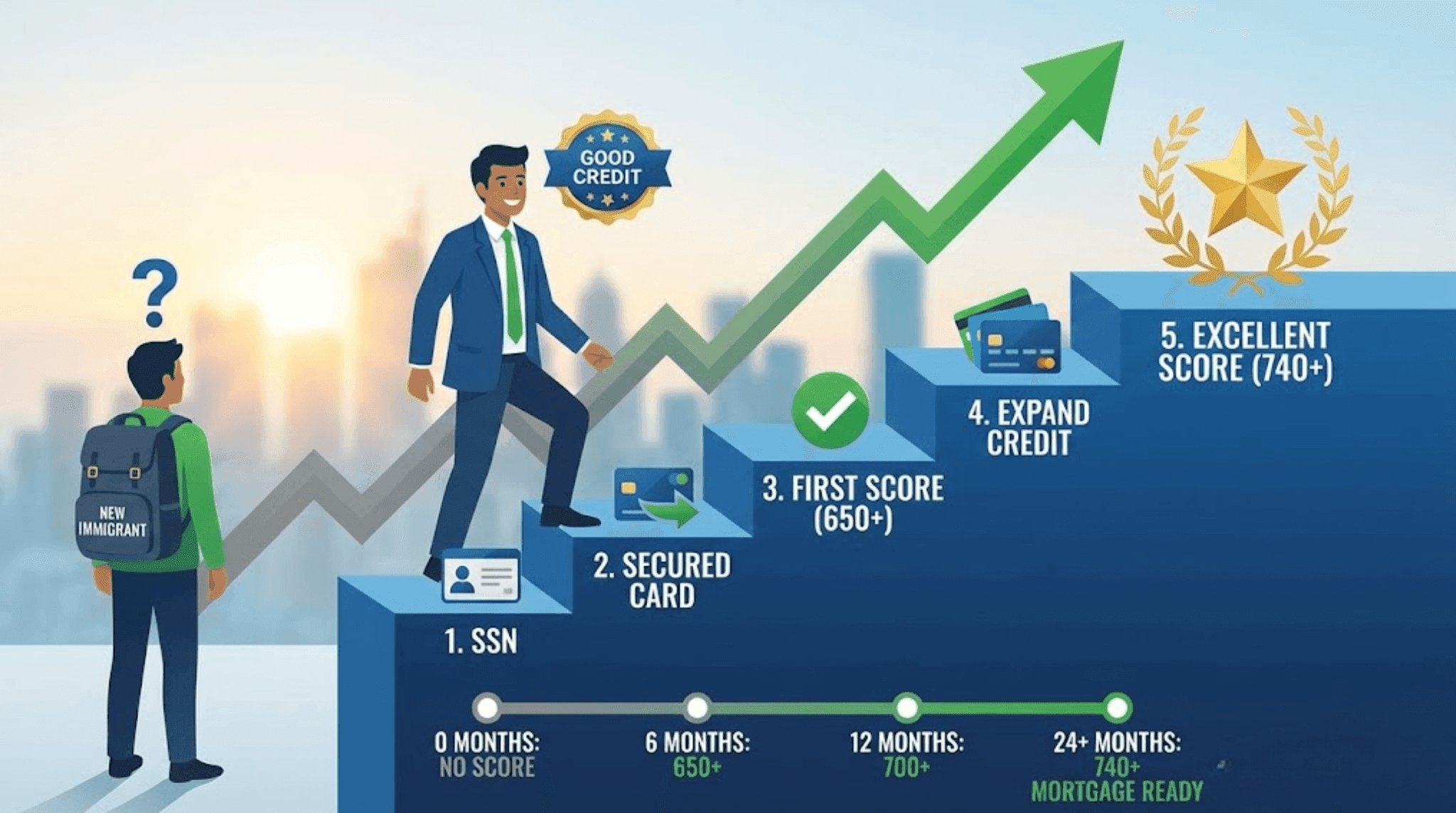 Cómo Construir Crédito desde Cero en Estados Unidos: Guía para Inmigrantes