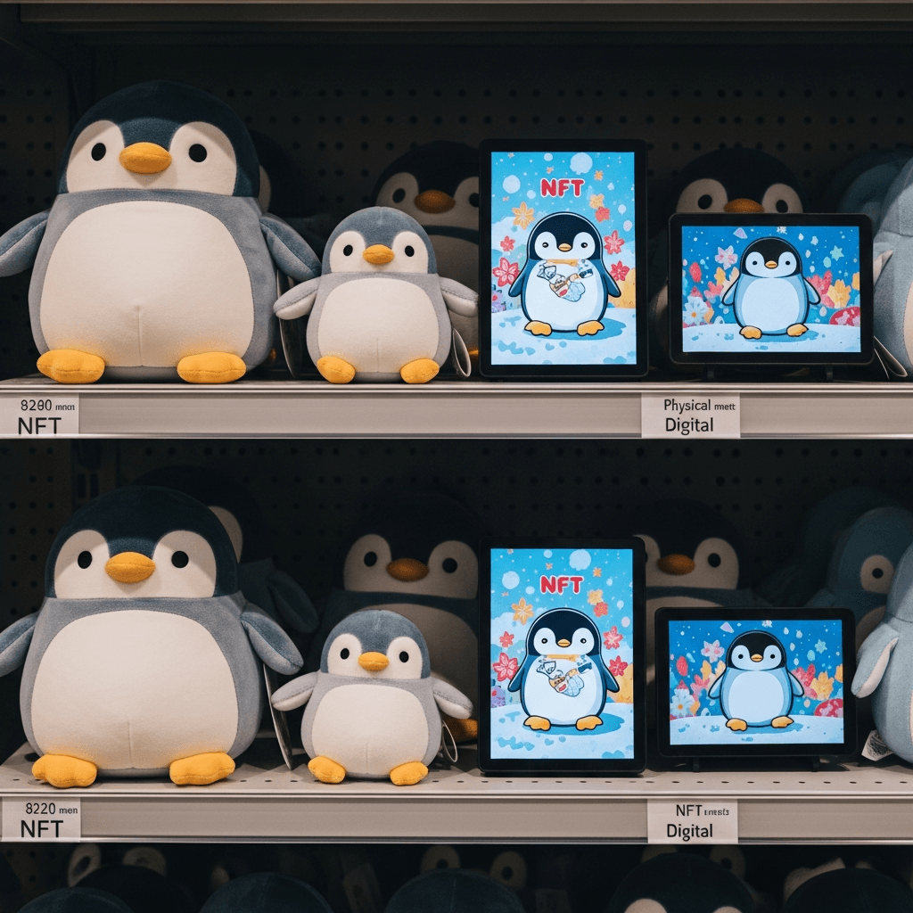 De la blockchain a tu estanteria: Pudgy Penguins factura