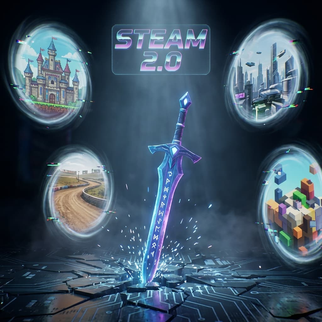 El fin del Click-to-Earn: los Juegos Web3 AAA llegan a Steam y Epic